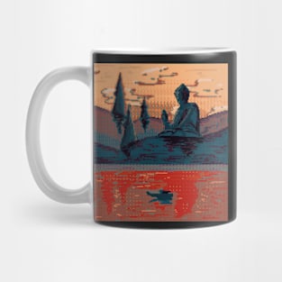 Pixel Buddha Mug